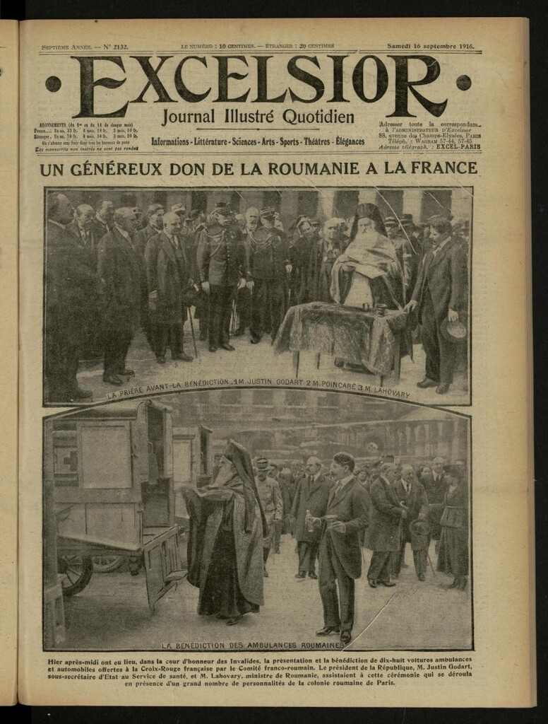Miniatura de Excelsior: journal illustré quotidien de 16 de septiembre de 1916, nº 2132