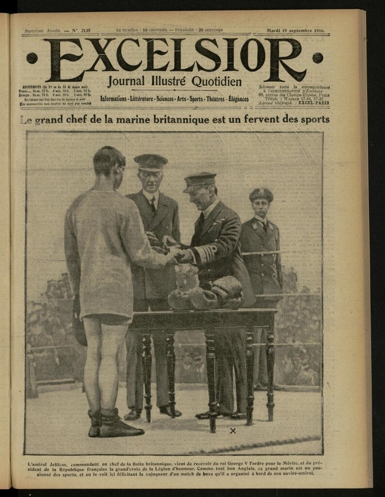 Miniatura de Excelsior: journal illustré quotidien de 19 de septiembre de 1916, nº 2135