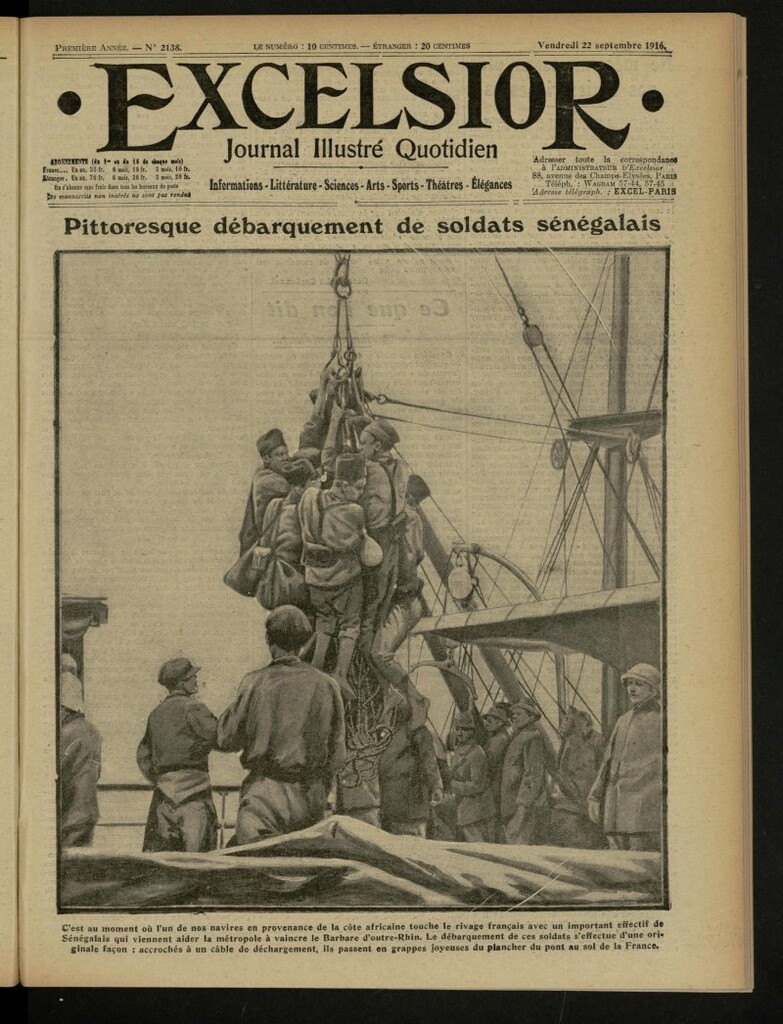 Miniatura de Excelsior: journal illustré quotidien de 22 de septiembre de 1916, nº 2138