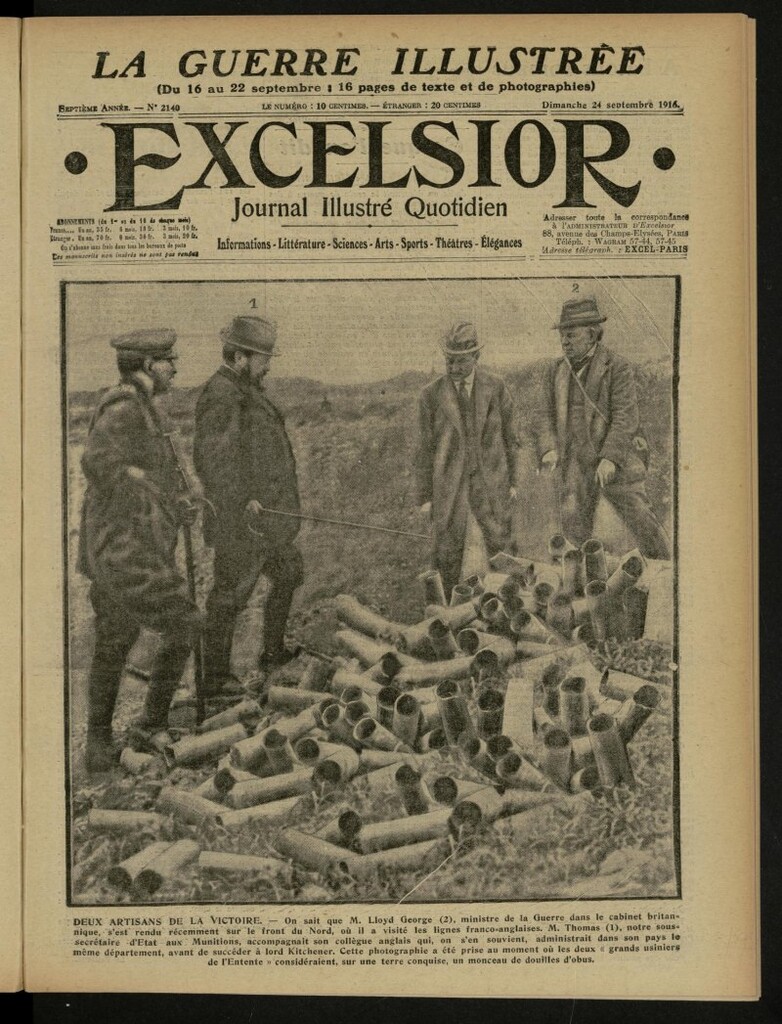 Miniatura de Excelsior: journal illustré quotidien de 24 de septiembre de 1916, nº 2140