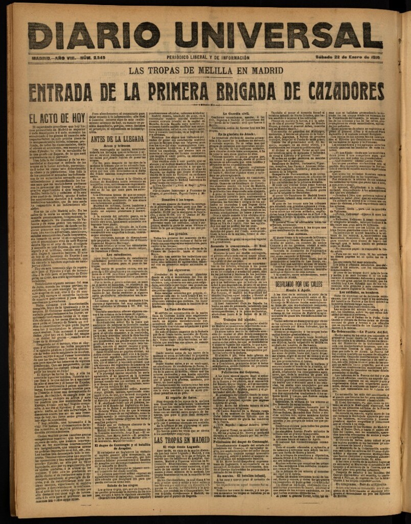 Miniatura de Excelsior: journal illustré quotidien de 29 de septiembre de 1916, nº 2145