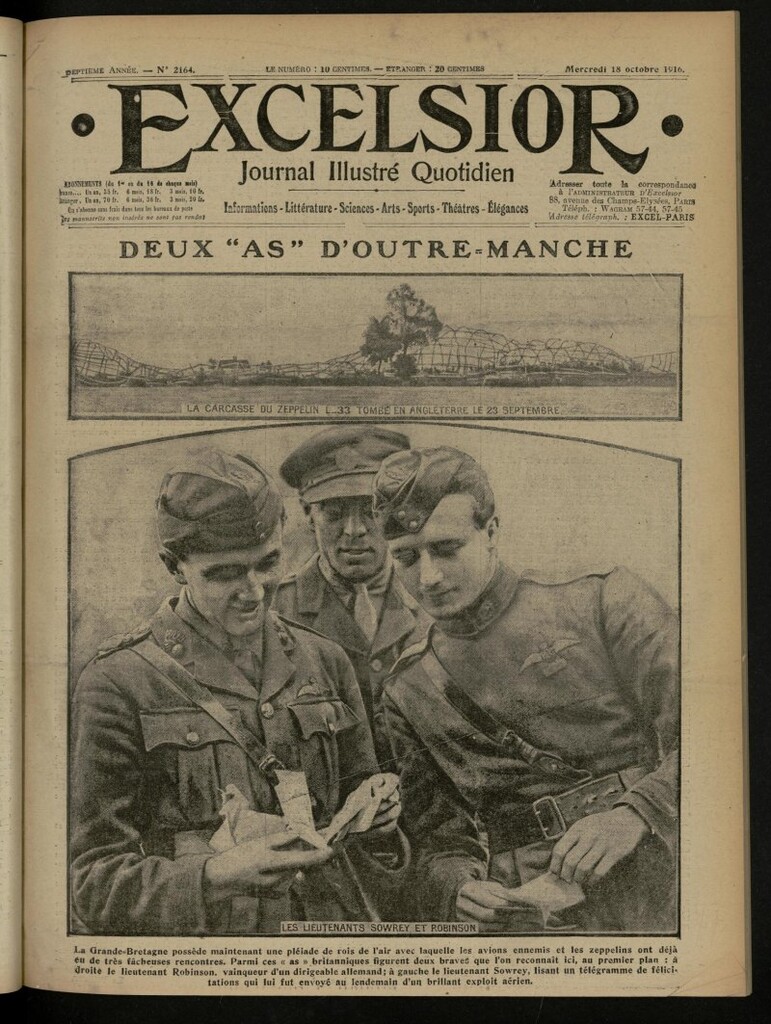 Miniatura de Excelsior: journal illustré quotidien de 18 de octubre de 1916, nº 2164