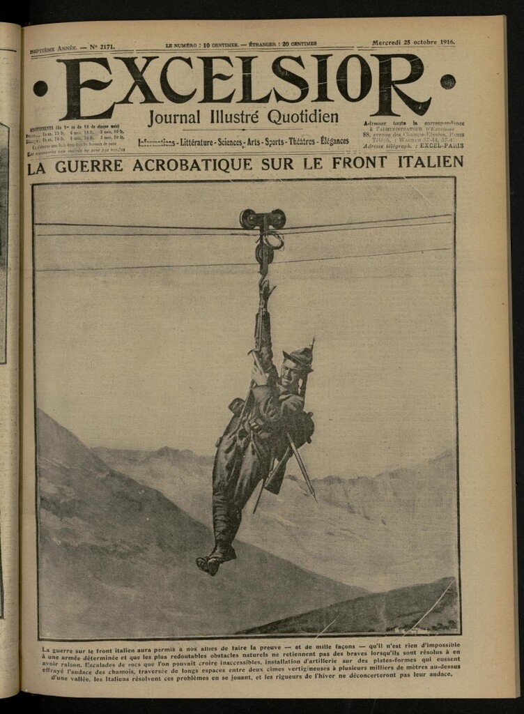 Miniatura de Excelsior: journal illustré quotidien de 25 de octubre de 1916, nº 2171