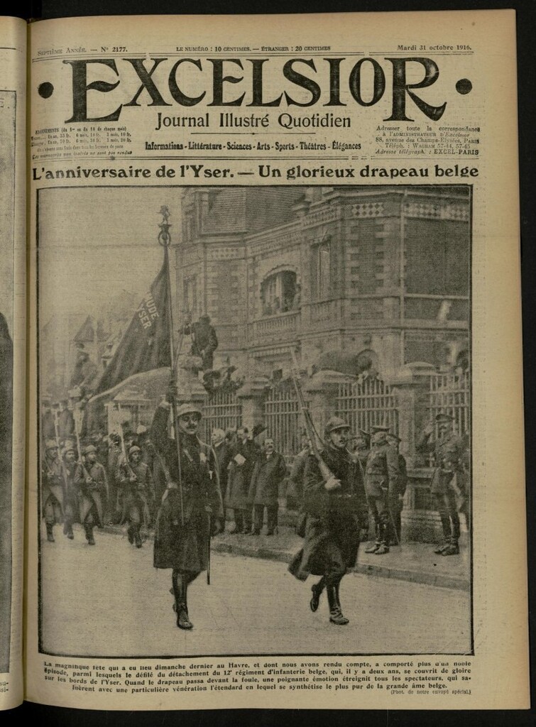 Miniatura de Excelsior: journal illustré quotidien de 31 de octubre de 1916, nº 2177