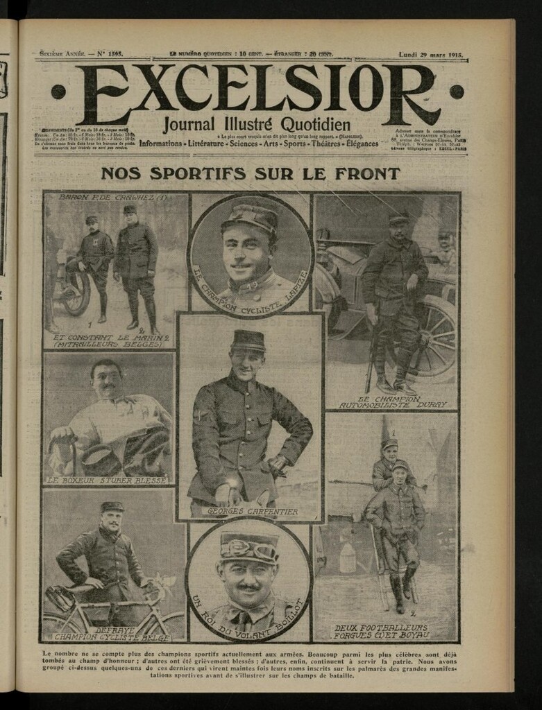 Miniatura de Excelsior: journal illustré quotidien de 29 de marzo de 1915, nº 1595