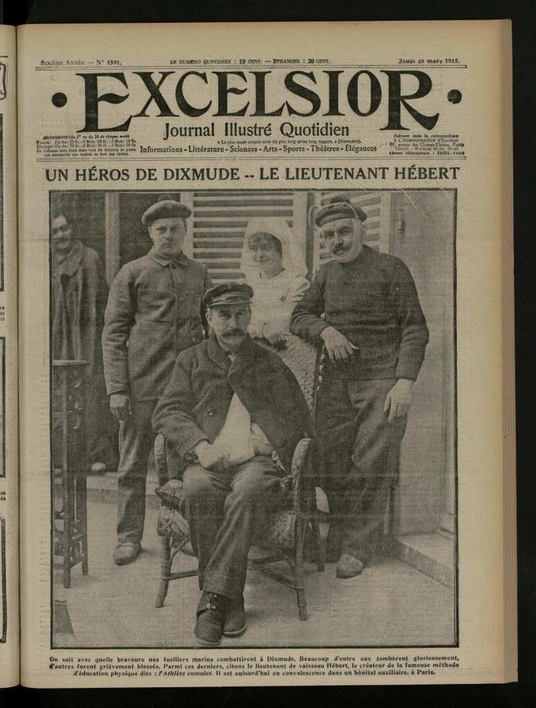 Miniatura de Excelsior: journal illustré quotidien de 25 de marzo de 1915, nº 1591