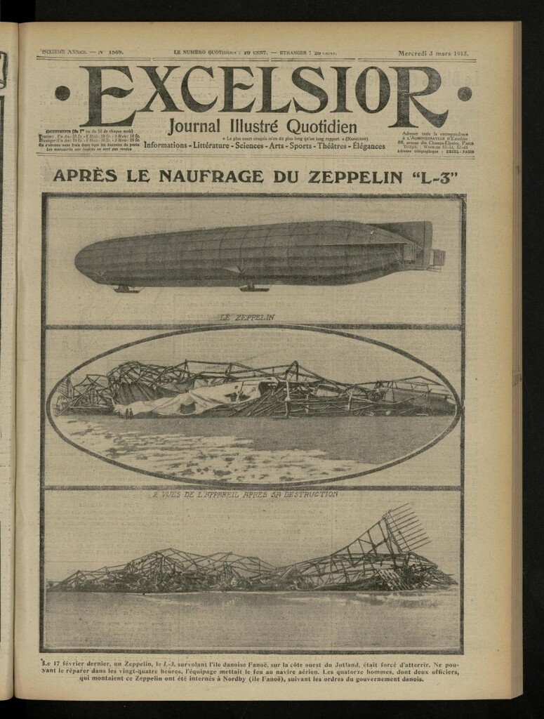 Miniatura de Excelsior: journal illustré quotidien de 3 de marzo de 1915, nº 1569