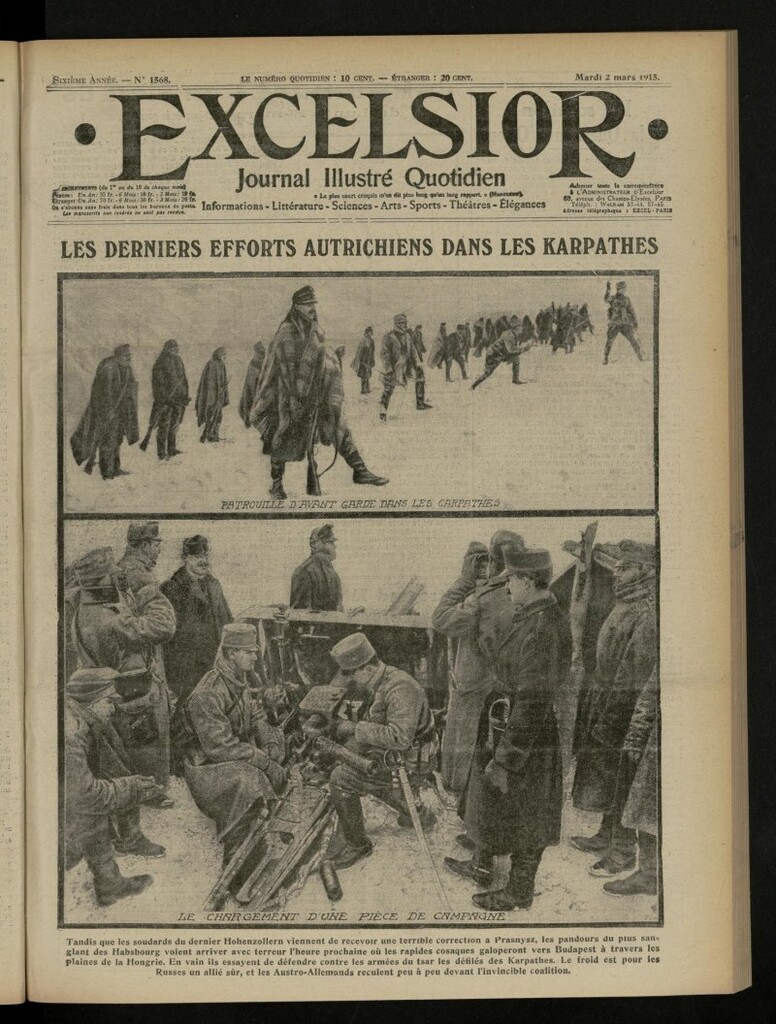 Miniatura de Excelsior: journal illustré quotidien de 2 de marzo de 1915, nº 1568