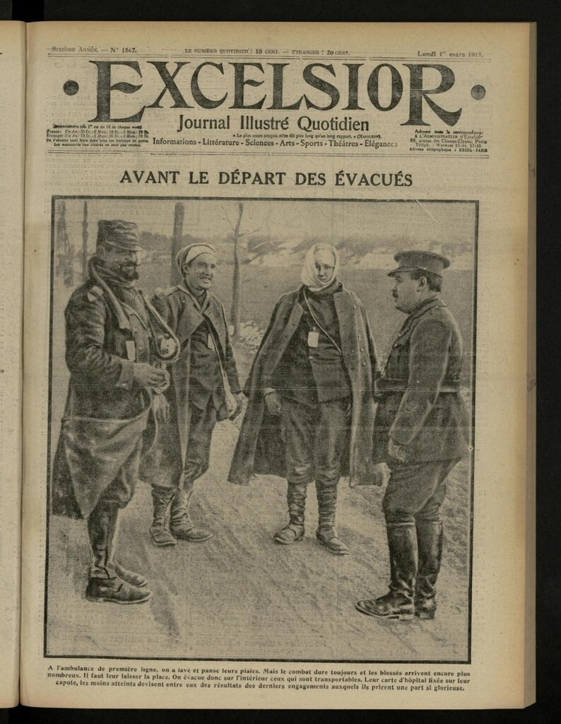 Miniatura de Excelsior: journal illustré quotidien de 1 de marzo de 1915, nº 1567
