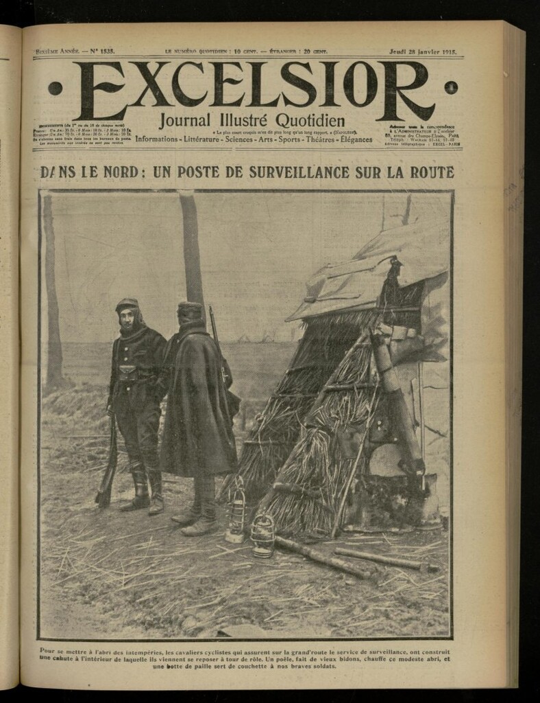 Miniatura de Excelsior: journal illustré quotidien de 28 de enero de 1915, nº 1535