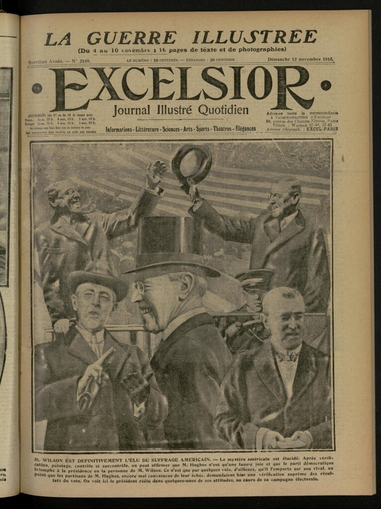 Miniatura de Excelsior: journal illustré quotidien de 12 de noviembre de 1916, nº 2189