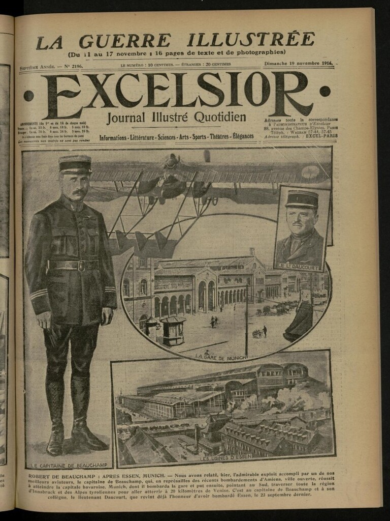 Miniatura de Excelsior: journal illustré quotidien de 19 de noviembre de 1916, nº 2196