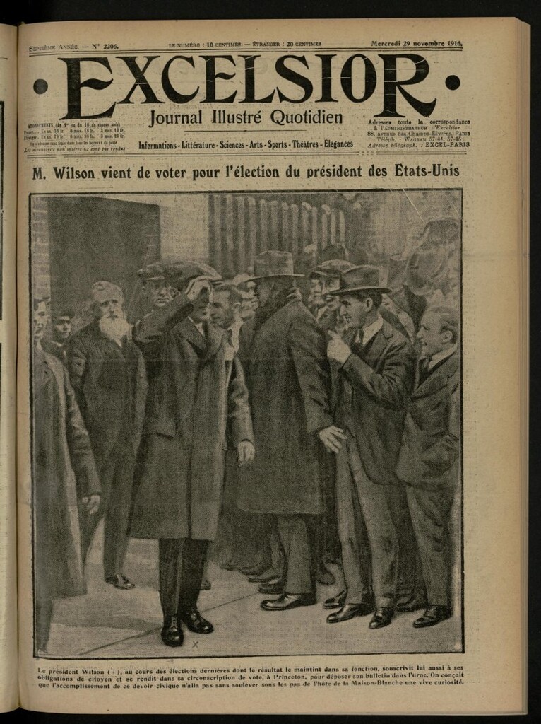 Miniatura de Excelsior: journal illustré quotidien de 29 de noviembre de 1916, nº 2206