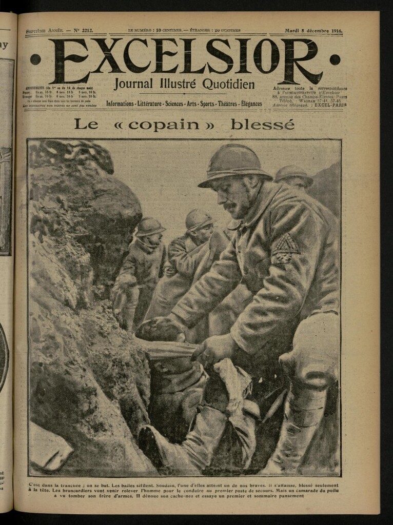 Miniatura de Excelsior: journal illustré quotidien de 5 de diciembre de 1916, nº 2212