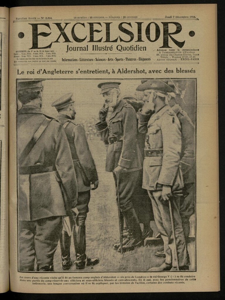 Miniatura de Excelsior: journal illustré quotidien de 7 de diciembre de 1916, nº 2214