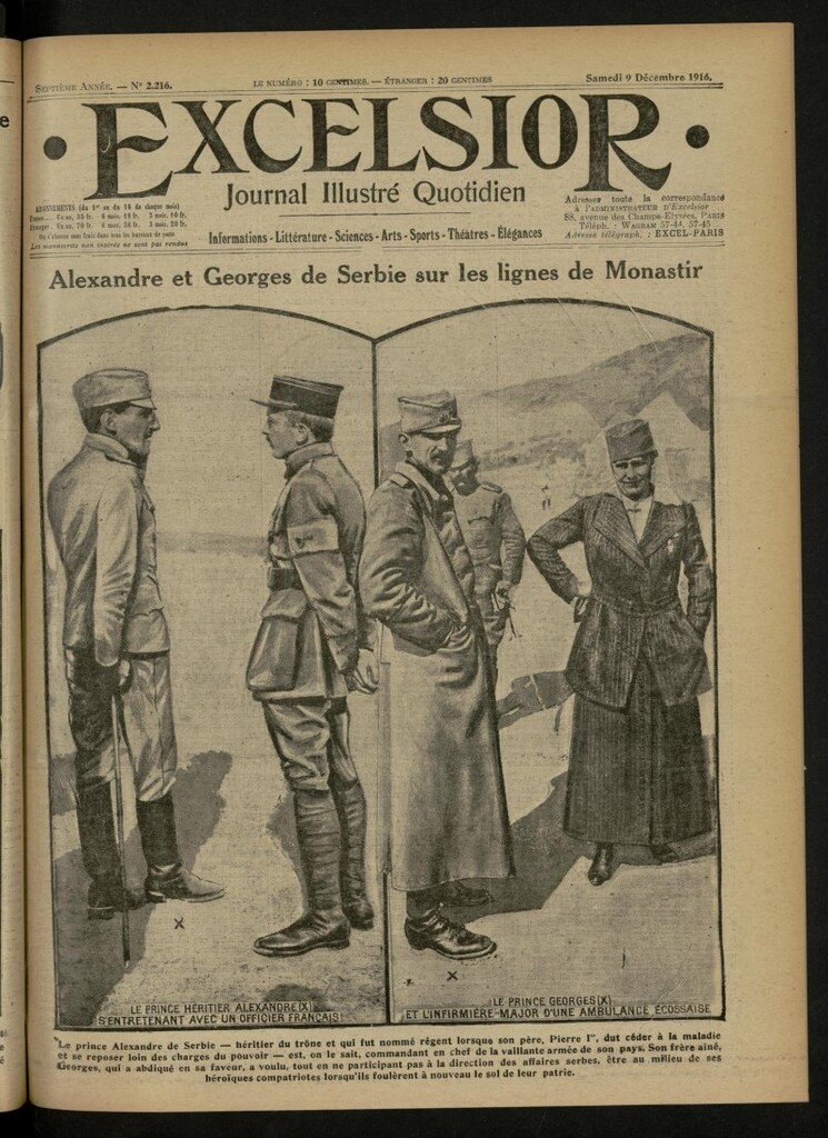 Miniatura de Excelsior: journal illustré quotidien de 9 de diciembre de 1916, nº 2216