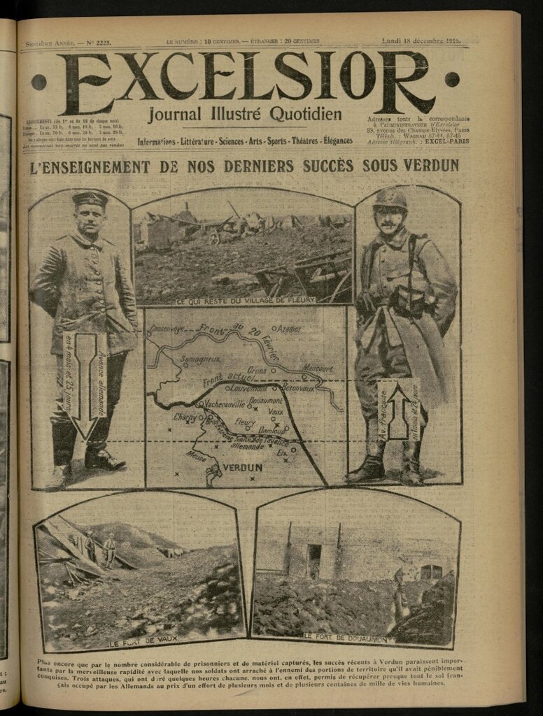 Miniatura de Excelsior: journal illustré quotidien del 18 de diciembre de 1916, nº 2225