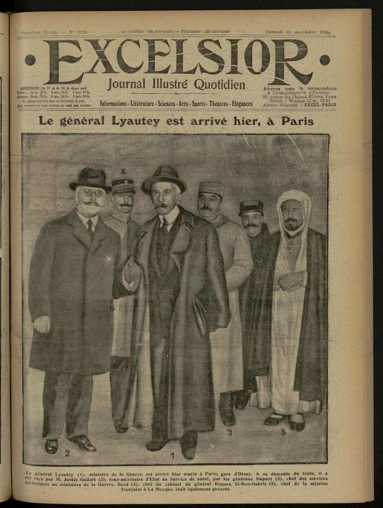 Miniatura de Excelsior: journal illustré quotidien de 23 de diciembre de 1916, nº 2230