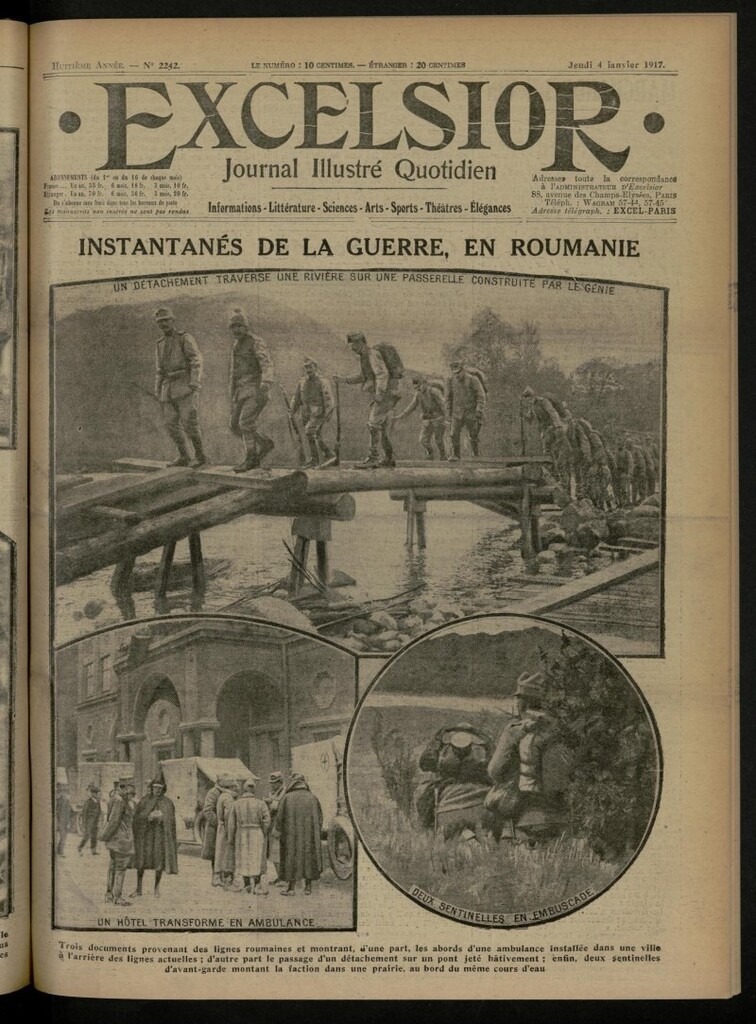 Miniatura de Excelsior: journal illustré quotidien de 4 de enero de 1917, nº 2242