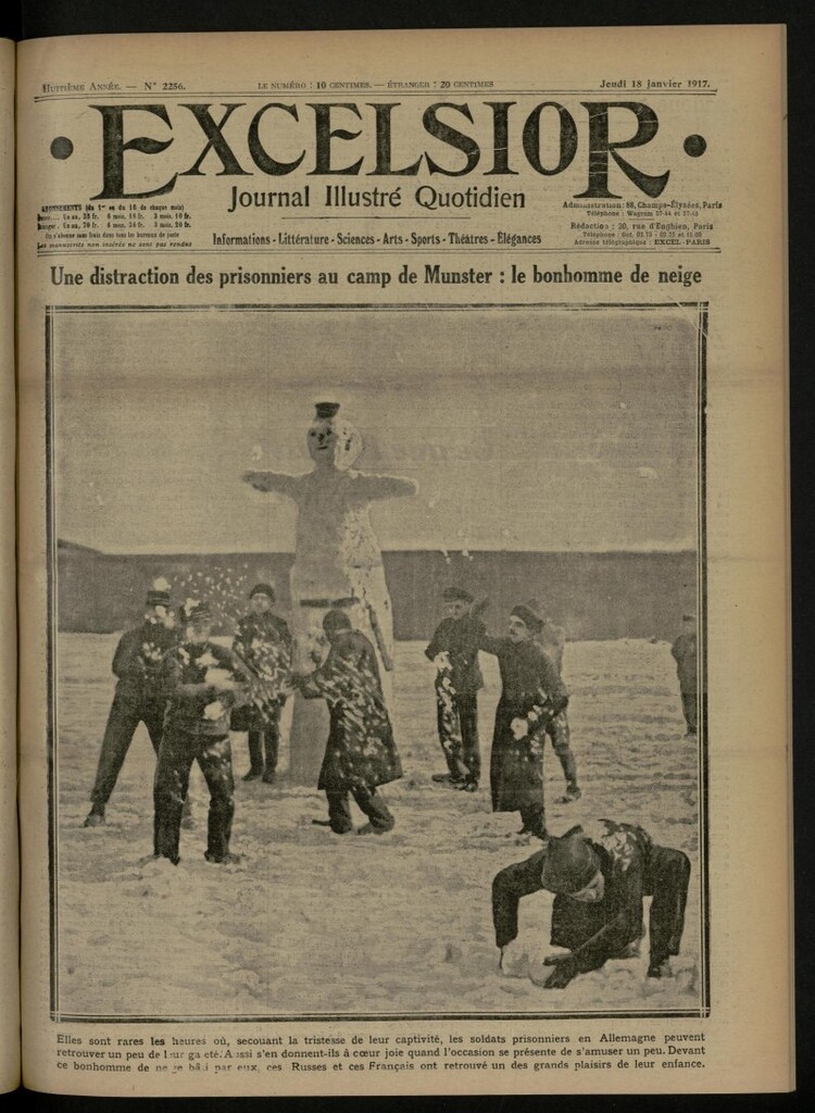 Miniatura de Excelsior: journal illustré quotidien de 18 de enero de 1917, nº 2256