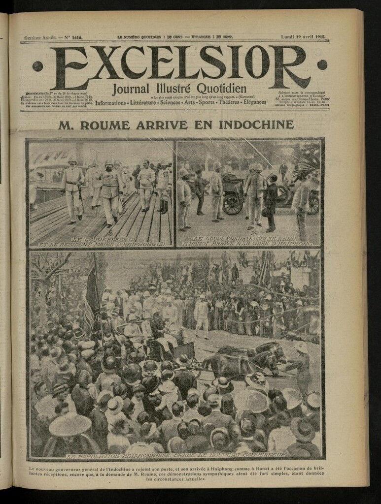 Miniatura de Excelsior: journal illustré quotidien de 19 de abril de 1915, nº 1616