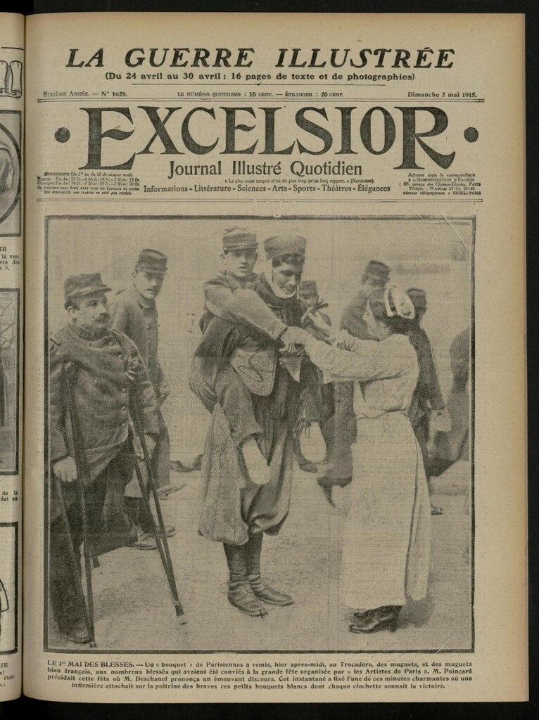 Miniatura de Excelsior: journal illustré quotidien de 2 de mayo de 1915, nº 1629