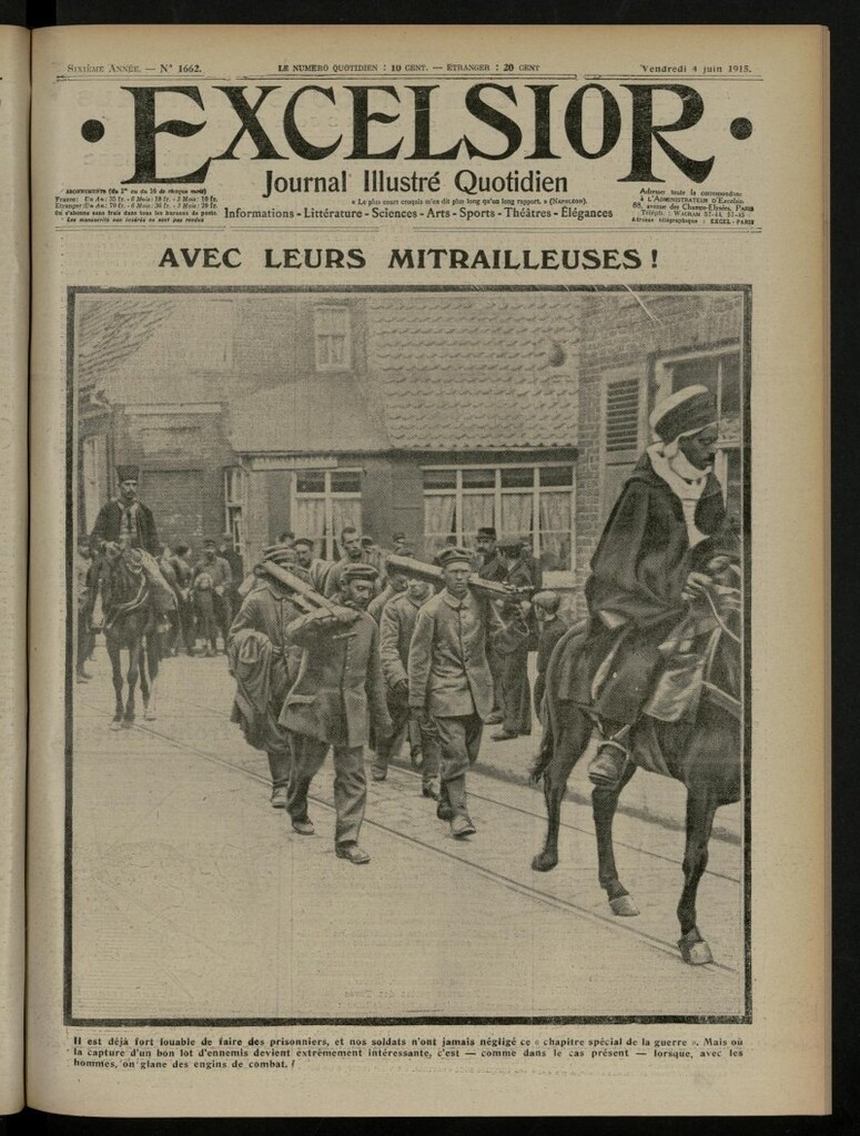 Miniatura de Excelsior: journal illustré quotidien de 4 de junio de 1915, nº 1662