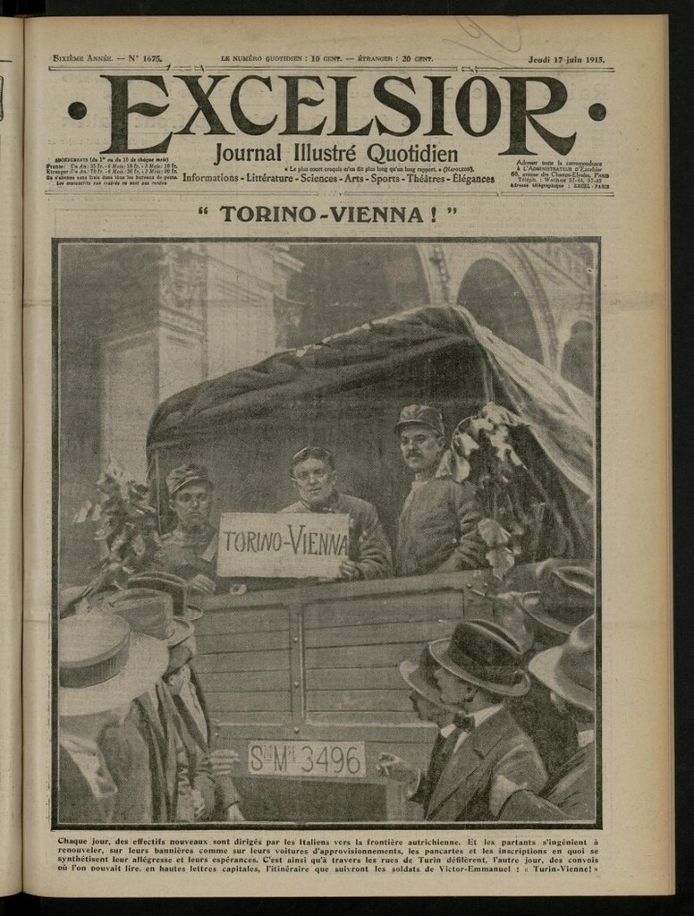 Miniatura de Excelsior: journal illustré quotidien de 17 de junio de 1915, nº 1675