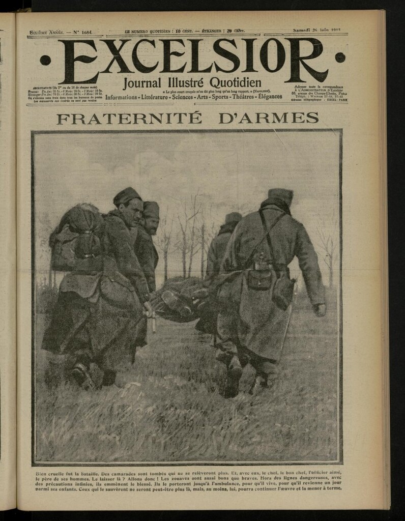Miniatura de Excelsior: journal illustré quotidien de 26 de junio de 1915, nº 1684