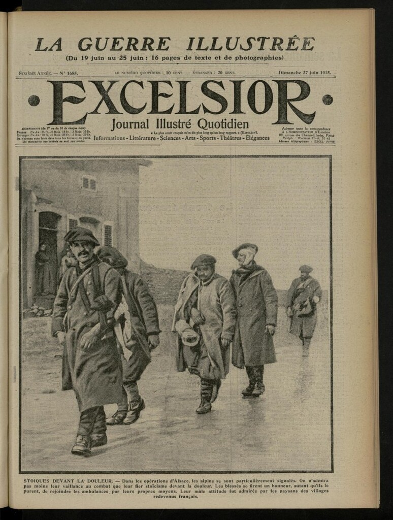 Miniatura de Excelsior: journal illustré quotidien de 27 de junio de 1915, nº 1685