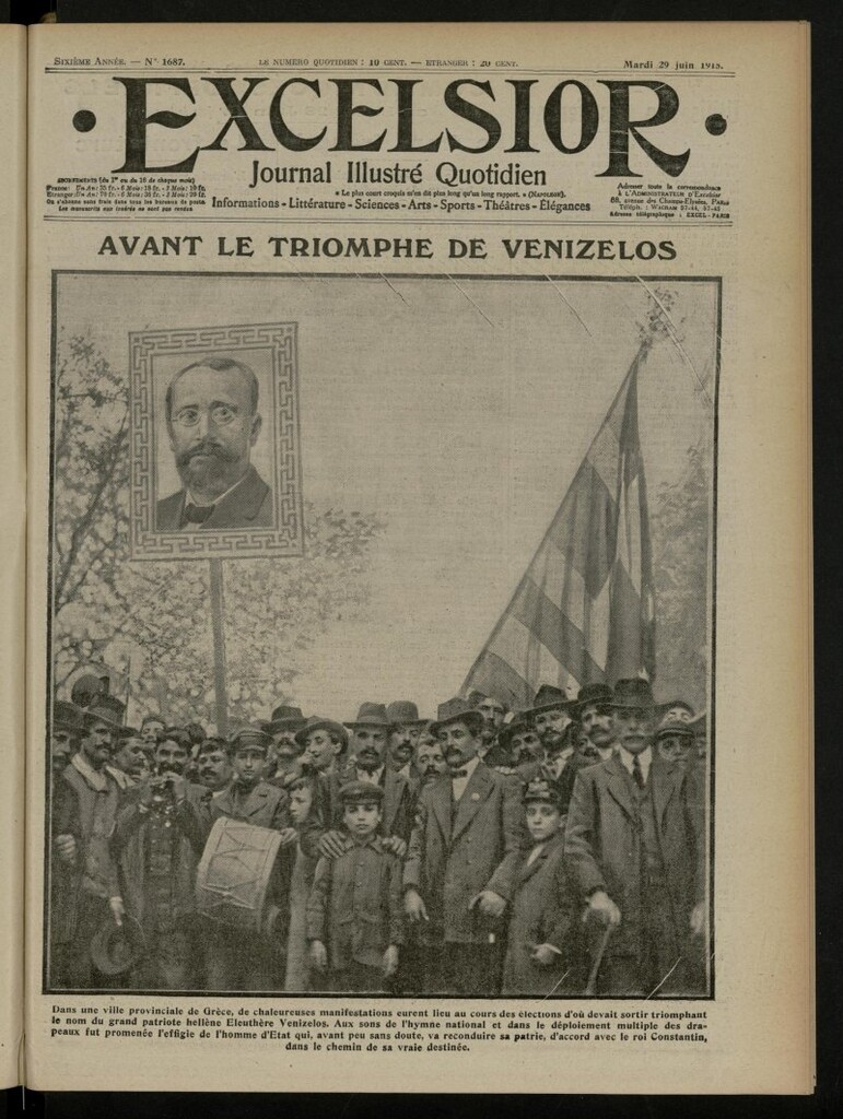 Miniatura de Excelsior: journal illustré quotidien de 29 de junio de 1915, nº 1687