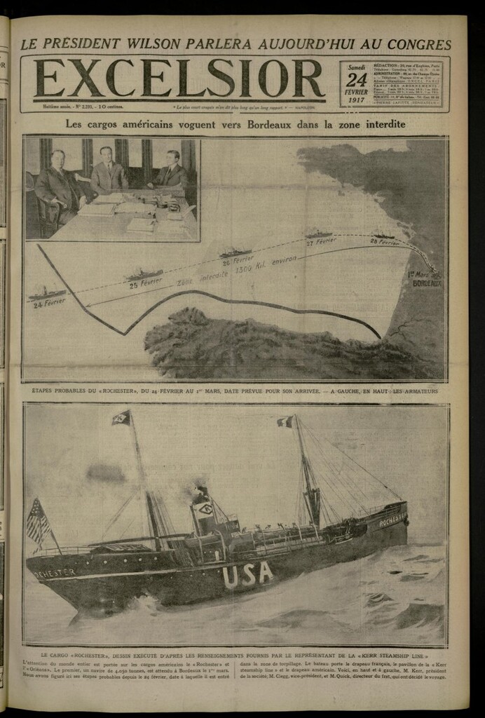 Miniatura de Excelsior: journal illustré quotidien de 24 de febrero de 1917, nº 2293