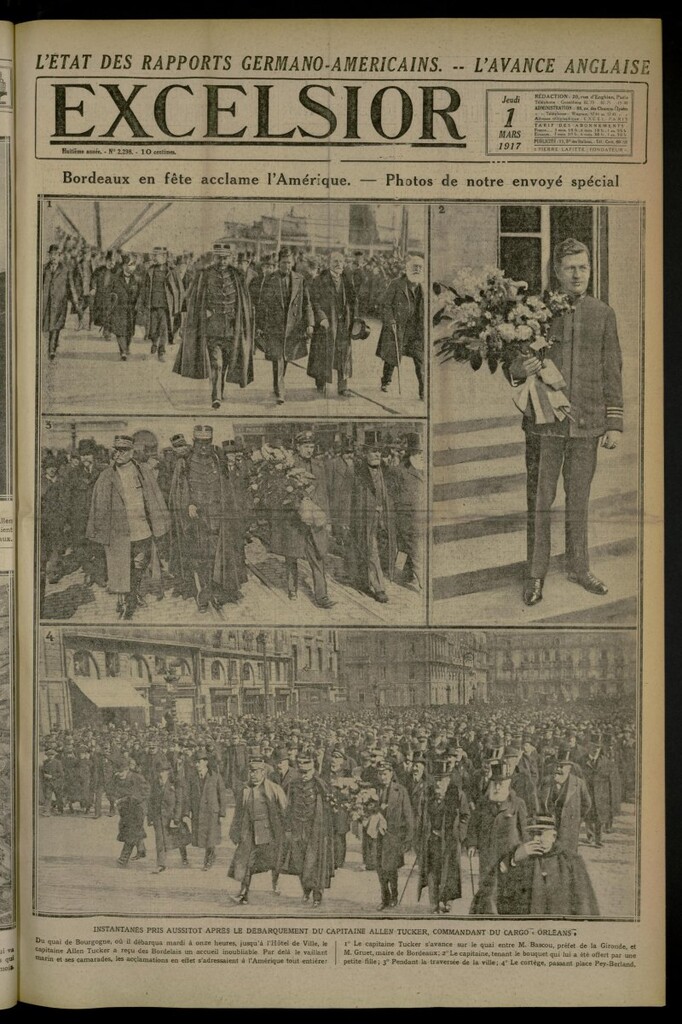 Miniatura de Excelsior: journal illustré quotidien de 1 de marzo de 1917, nº 2298