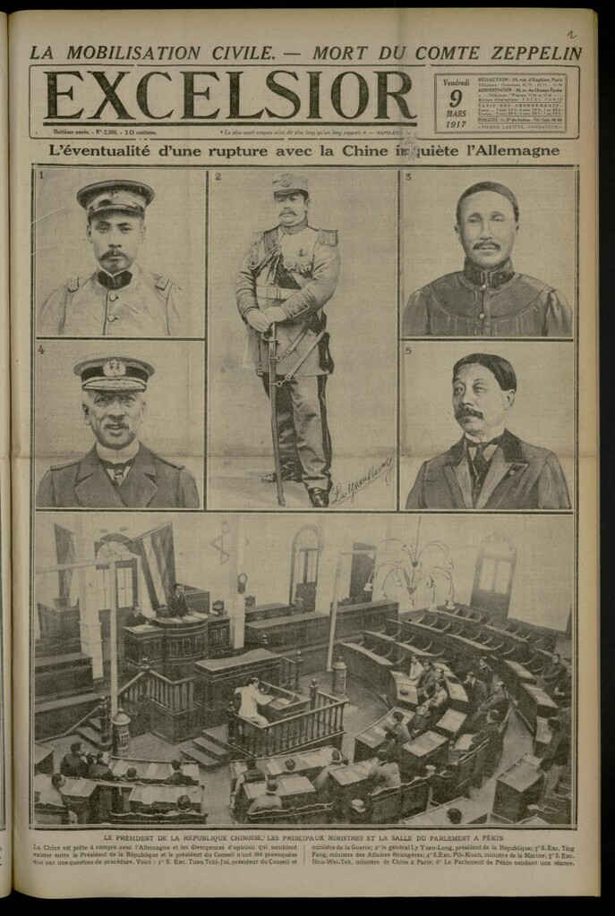Miniatura de Excelsior: journal illustré quotidien de 9 de marzo de 1917, nº 2306