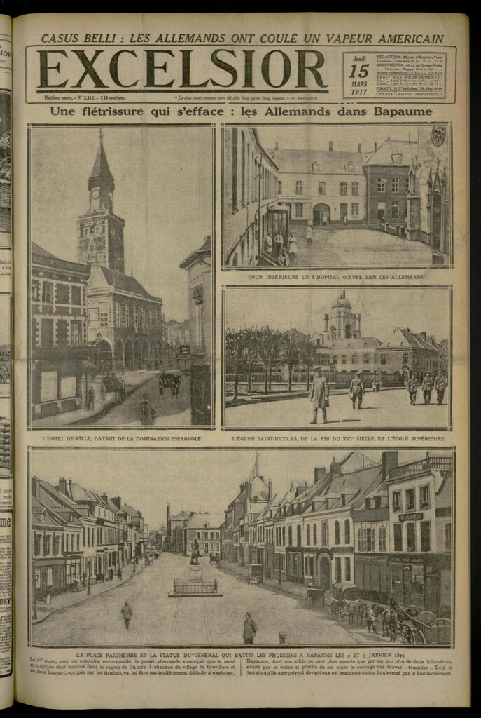 Miniatura de Excelsior: journal illustré quotidien de 15 de marzo de 1917, nº 2312