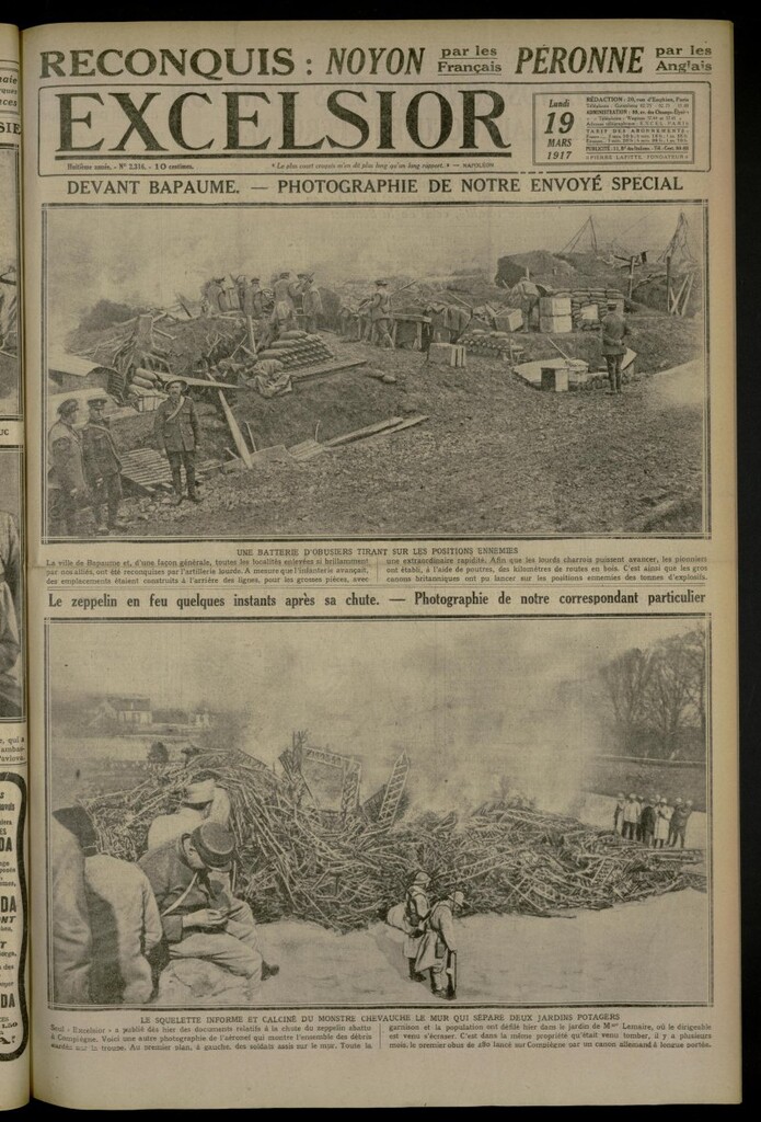 Miniatura de Excelsior: journal illustré quotidien de 19 de marzo de 1917, nº 2316