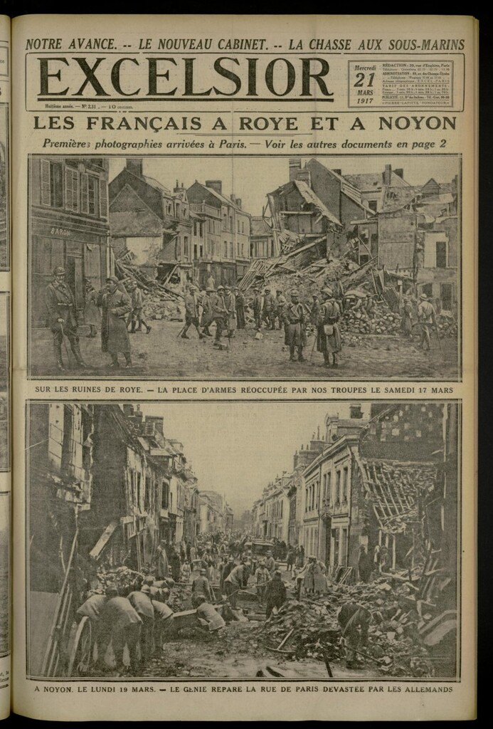 Miniatura de Excelsior: journal illustré quotidien de 21 de marzo de 1917, nº 2318