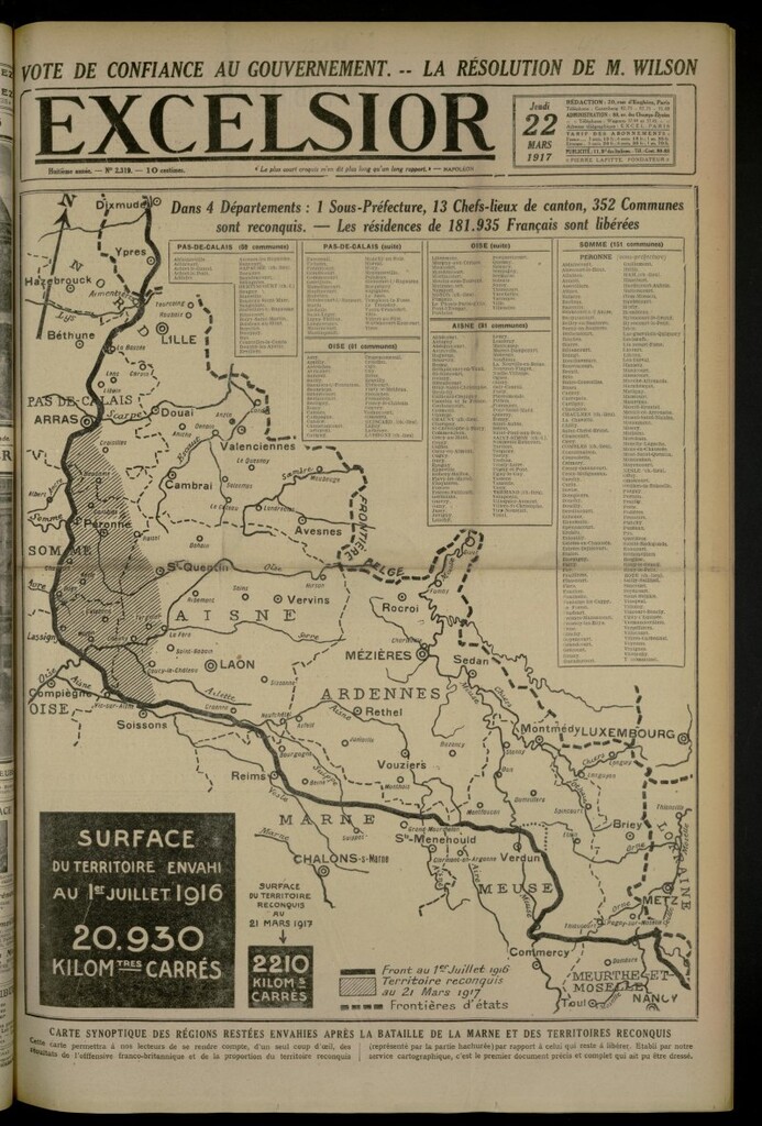 Miniatura de Excelsior: journal illustré quotidien de 22 de marzo de 1917, nº 2319