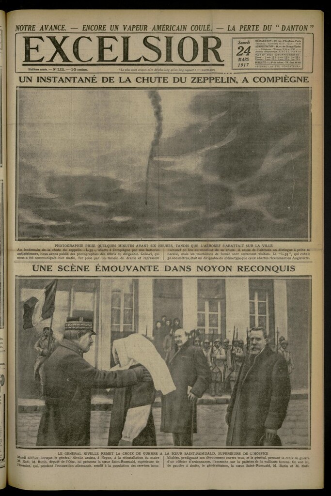 Miniatura de Excelsior: journal illustré quotidien de 24 de marzo de 1917, nº 2321