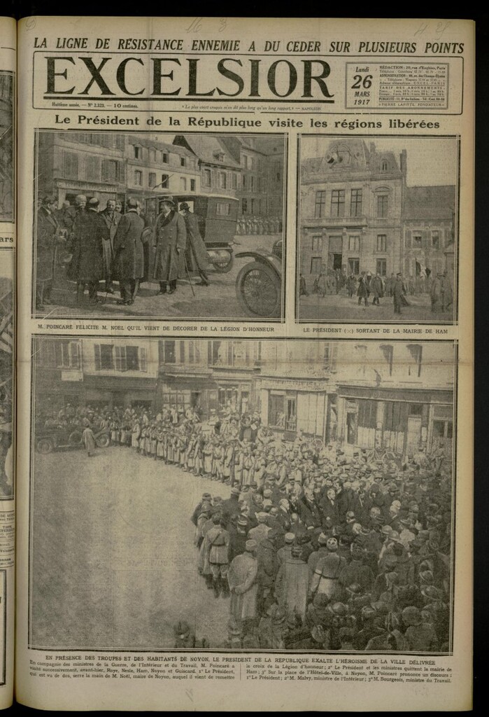 Miniatura de Excelsior: journal illustré quotidien de 26 de marzo de 1917, nº 2323