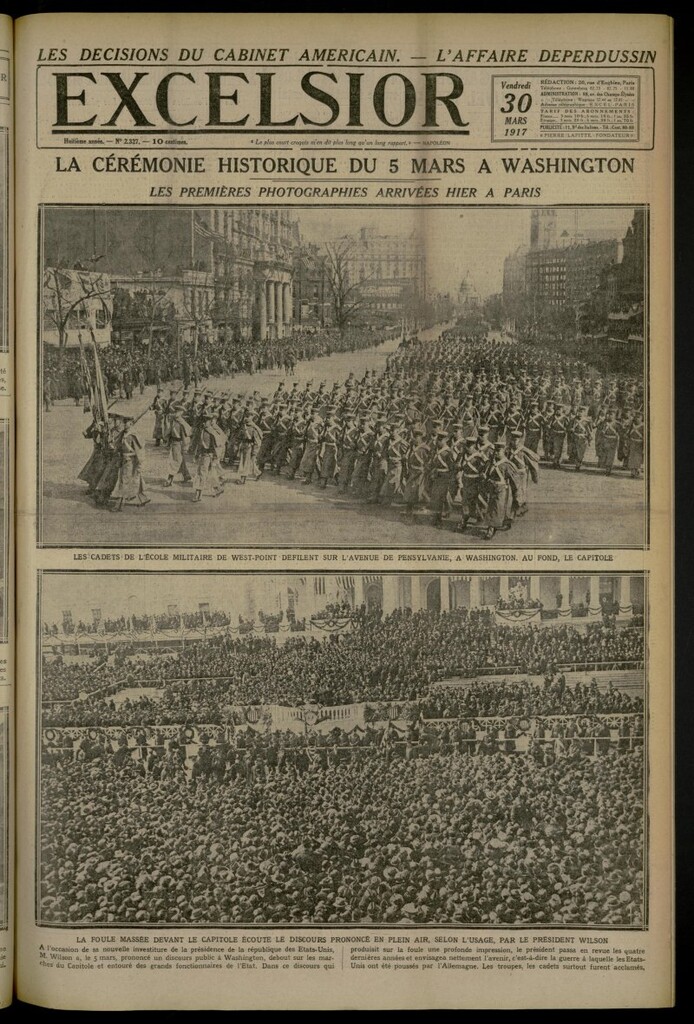 Miniatura de Excelsior: journal illustré quotidien de 30 de marzo de 1917, nº 2327