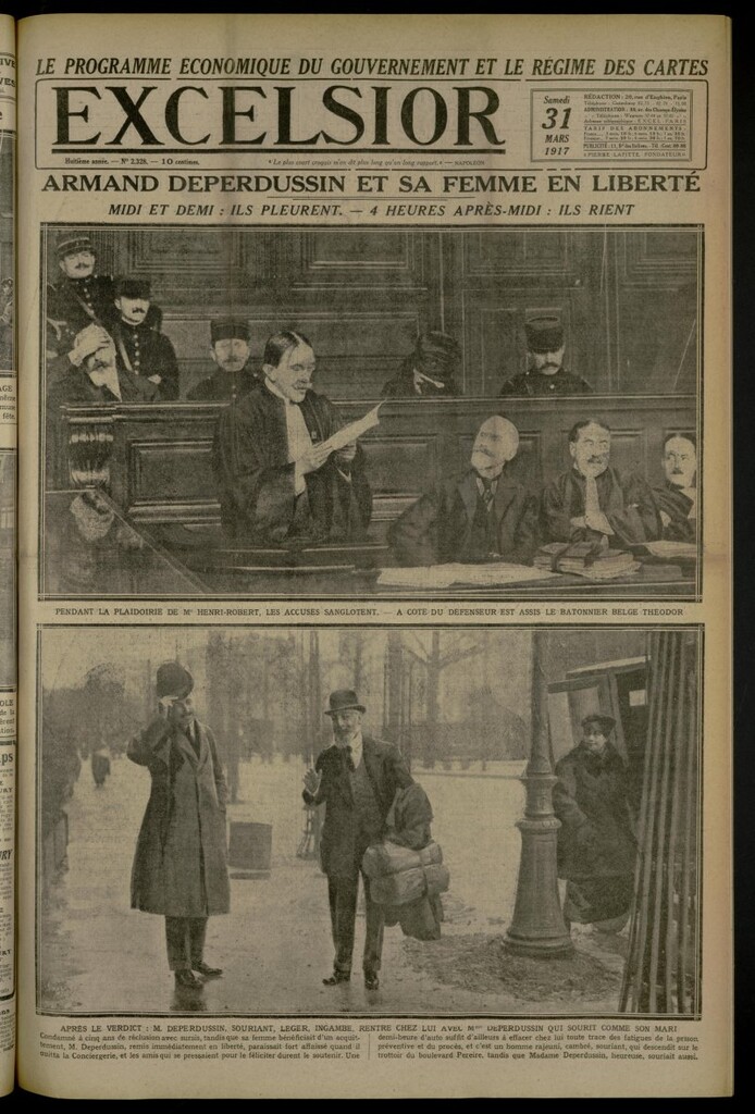 Miniatura de Excelsior: journal illustré quotidien de 31 de marzo de 1917, nº 2328