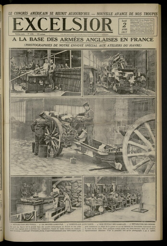 Miniatura de Excelsior: journal illustré quotidien de 2 de abril de 1917, nº 2330
