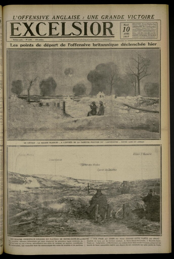 Miniatura de Excelsior: journal illustré quotidien de 10 de abril de 1917, nº 2338