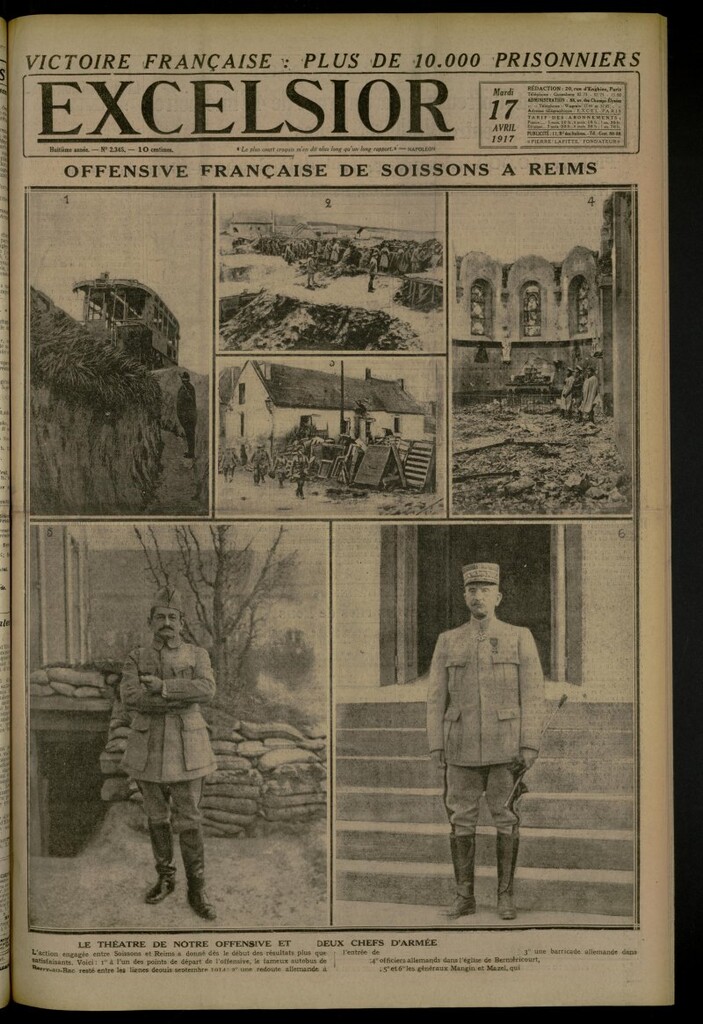 Miniatura de Excelsior: journal illustré quotidien de 17 de abril de 1917, nº 2345