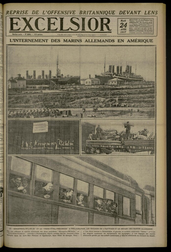 Miniatura de Excelsior: journal illustré quotidien de 24 de abril de 1917, nº 2352