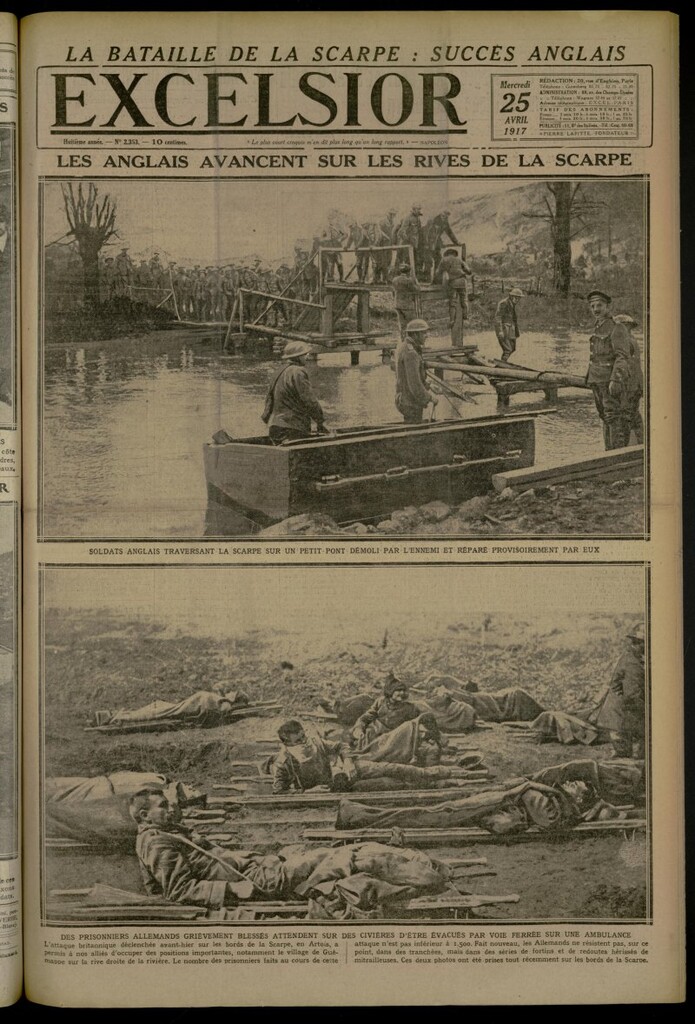 Miniatura de Excelsior: journal illustré quotidien de 25 de abril de 1917, nº 2353