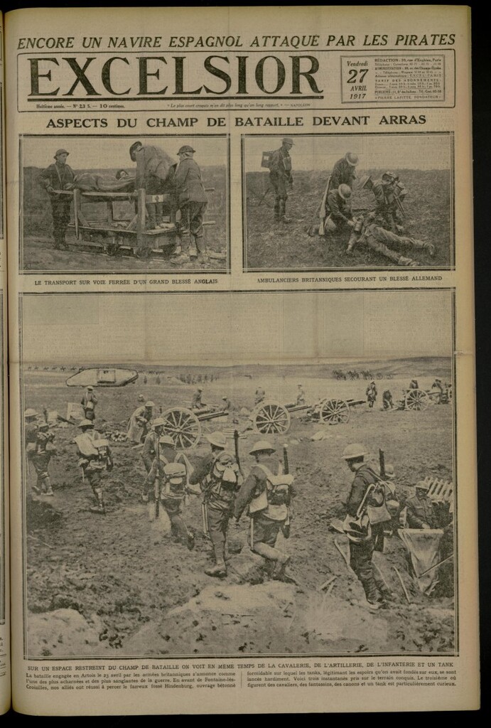 Miniatura de Excelsior: journal illustré quotidien de 27 de abril de 1917, nº 2355