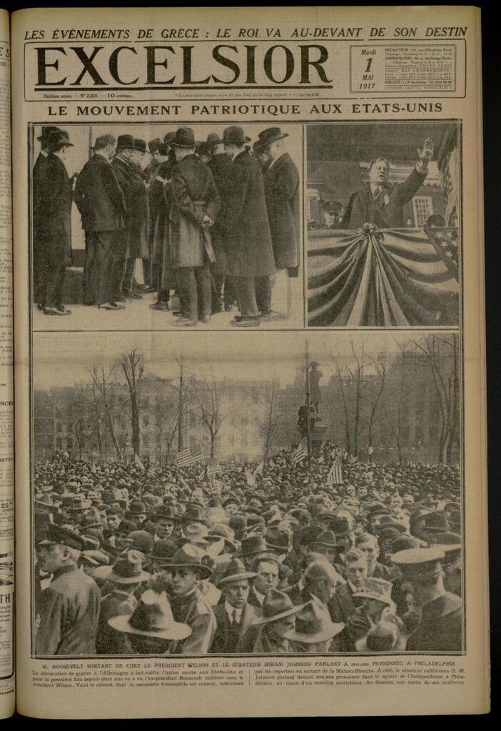 Miniatura de Excelsior: journal illustré quotidien de 1 de mayo de 1917, nº 2359