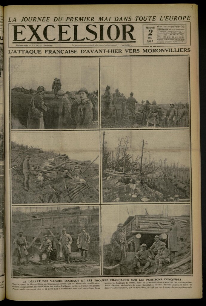 Miniatura de Excelsior: journal illustré quotidien de 2 de mayo de 1917, nº 2360